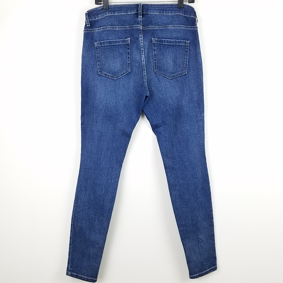 Forever 21 medium wash distress stretch jean sz 30 - Picture 3 of 10